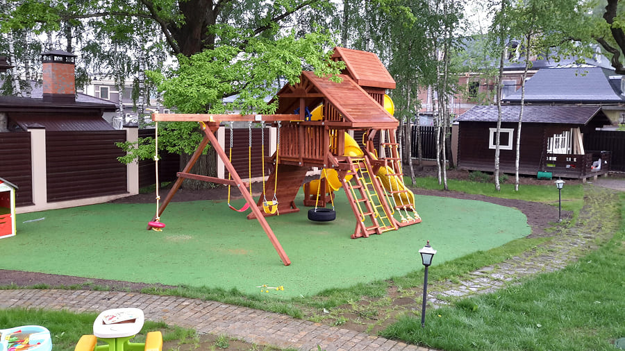 Установка детской площадки в Ленинградской области, Проект №5
