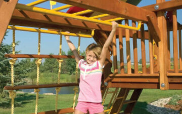 Перила для скольжения под рукоходом (Single Shimmy Bar (Under Monkey Bars)