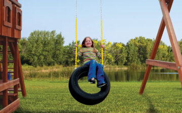 Качель колесо на 2-х цепях (2-chain Tire Swing)