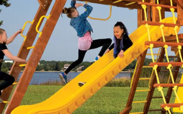 Горка прямая 3,15 метра желтая (Scoop slide 10,5 ft Yellow)