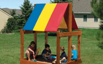 Песочница с тентом (Deluxe Sandbox RYB)