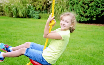 Качели для улицы «Диск-Тарзанка» (Knotted Rope with Disc)