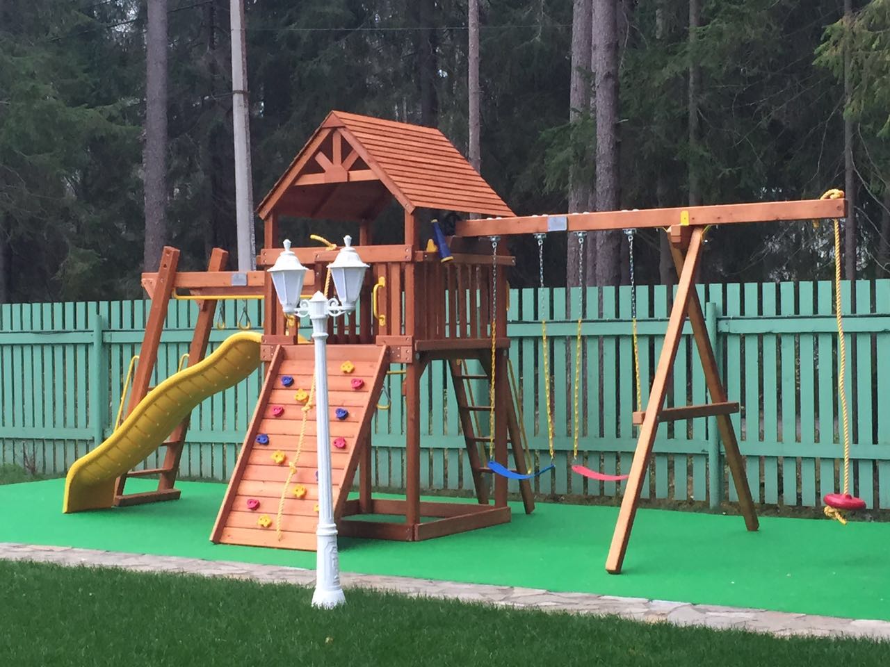 Установка детской площадки в Московской области проект №4