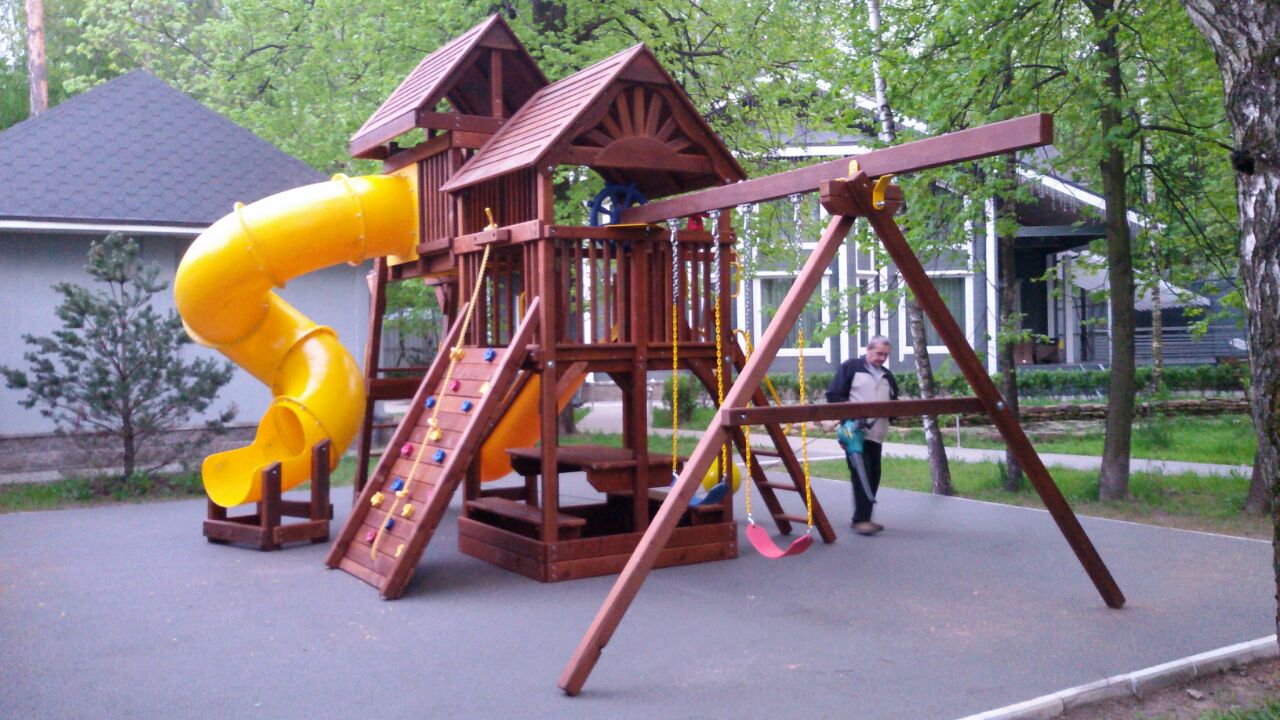 Установка детской площадки в Ленинградской области, Проект №3