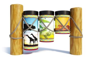 Развивающие элементы для детских площадок