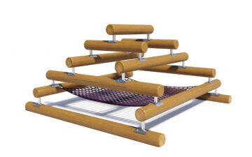 Пирамида с сеткой