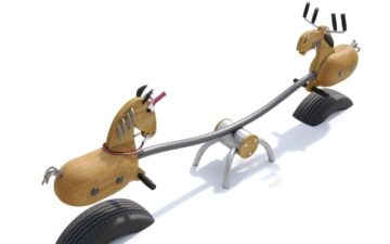 Качели-балансир «Животные»